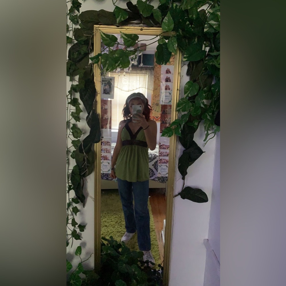 Y2K/vintage/bohemian top!